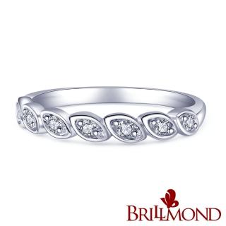 【BRILLMOND JEWELRY】20分 天然鑽石 18K金 馬眼鑽戒(天然鑽石總重20分 18K白金台)