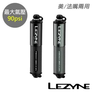 【LEZYNE】攜帶式打氣筒 90psi 美法嘴兩用 POCKET DRIVE HV(便攜式/灌氣/補胎/自行車/單車)