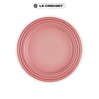 【Le Creuset】瓷器沙拉盤22cm(薔薇粉-無盒)