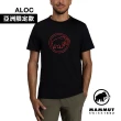 【Mammut 長毛象】QD Logo Print T-Shirt AF Men 快乾LOGO短袖T恤 男款 黑PRT4 #1017-02012-00413