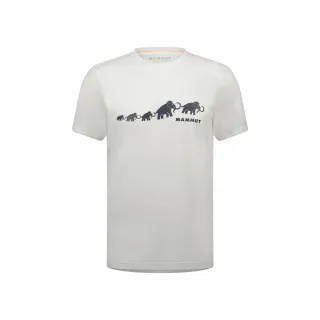 【Mammut 長毛象】QD Logo Print T-Shirt AF Men 快乾LOGO短袖T恤 男款 白PRT3 #1017-02012-00473