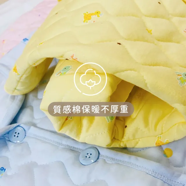 【Oluna 歐露娜】雙園小童暖長袖睡袍 20號(寶寶睡袍 寶寶和服 寶寶防踢被 幼童睡袍 兒童睡袍)