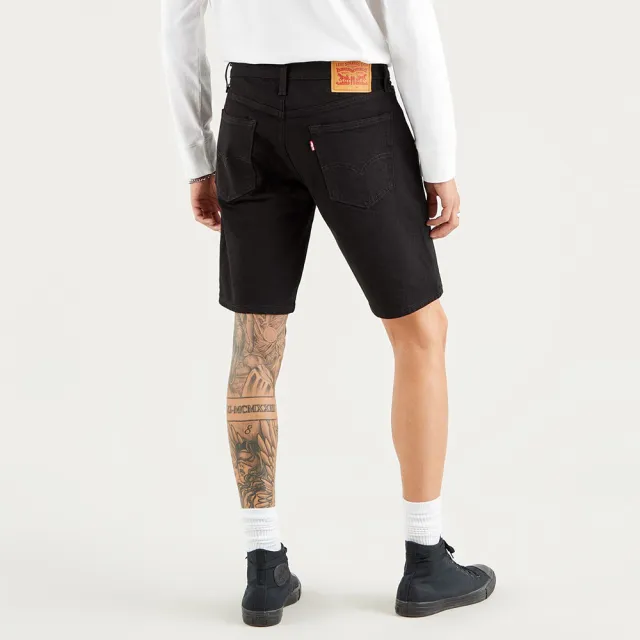 【LEVIS】男款 405低腰膝上彈性牛仔短褲 熱賣單品 39864-0037