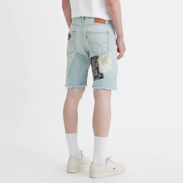 【LEVIS 官方旗艦】男款501OG 中低腰牛仔短褲 熱賣單品 36512-0226