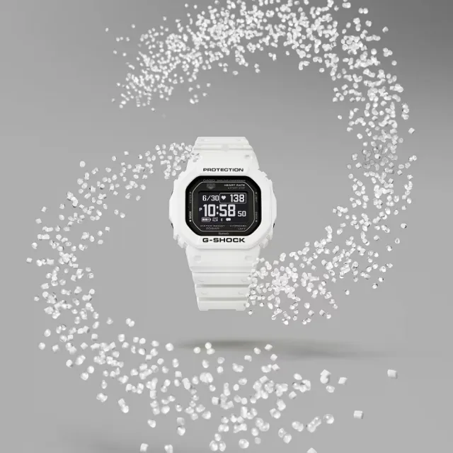 【CASIO 卡西歐】G-SHOCK G-SQUAD系列 強悍耐用 心率 太陽能 運動腕錶 母親節 禮物(DW-H5600-7)