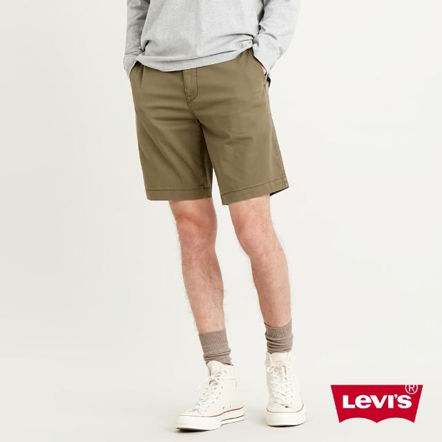 【LEVIS 官方旗艦】男款 XX CHINO 綠色卡其休閒短褲 熱賣單品 17202-0004