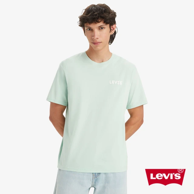 LEVIS 官方旗艦 男款 寬鬆休閒版型短袖T恤 人氣新品 16143-1304