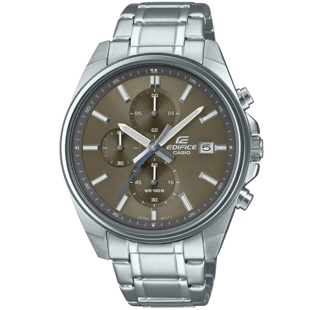 【CASIO 卡西歐】EDIFICE 經典都會計時腕錶 母親節 禮物(EFV-610D-5CV)