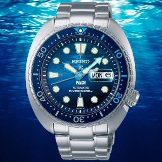 【SEIKO 精工】PROSPEX系列 PADI聯名款 海龜 潛水機械腕錶 母親節 禮物  SK042(SRPK01K1/4R36-06Z0F)