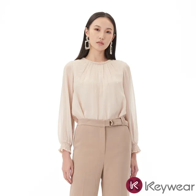 【KeyWear 奇威名品】職裝襯衫雪紡上衣新品上市(女裝/女上衣/襯衫/雪紡任選)