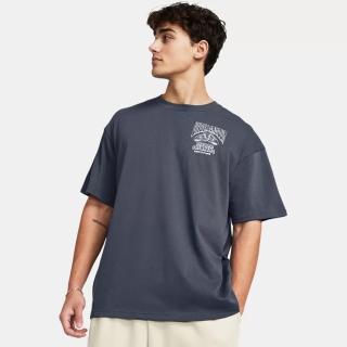 【UNDER ARMOUR】上衣 男款 短袖上衣 運動 HW TRAINING GRAPHICS 藍 1382857-044