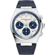 【CONSTANT 康斯登】Highlife 藍熊貓 限量 三眼計時自動機械錶 套錶-41mm(FC-391WN4NH6)
