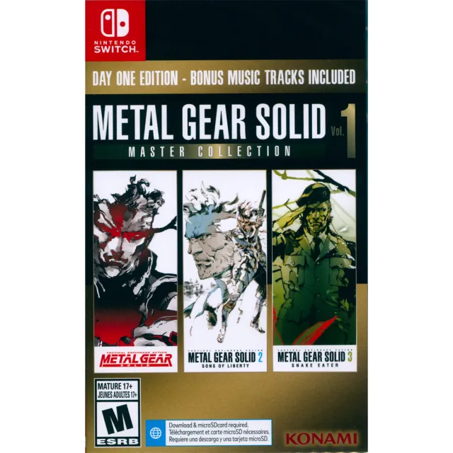 Nintendo 任天堂】NS SWITCH 潛龍諜影Master Collection Vol.1(英日文