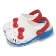 【Crocs】洞洞鞋 Iam Classic Clog T 小童 白 經典Hello Kitty小克駱格 卡駱馳(209469100)