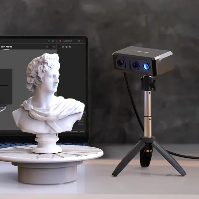 【3DMakerPro】Seal Lite 實惠版_藍光3D掃描器(世界一絕驚嘆 0.02mm 極細緻藍光)
