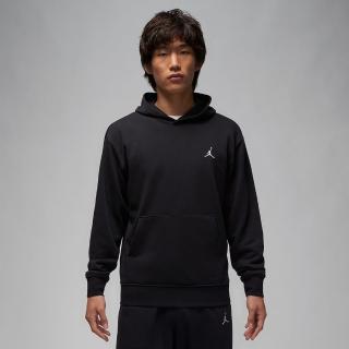 【NIKE 耐吉】上衣 男款 長袖上衣 帽T 運動 喬丹 AS M J ESS FLC PO LB 黑 FQ3679-010