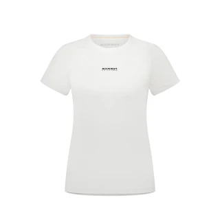 【Mammut 長毛象】QD Logo Print T-Shirt AF Women 快乾LOGO短袖T恤 女款 白PRT1 #1017-02022-00471