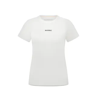 【Mammut 長毛象】QD Logo Print T-Shirt AF Women 快乾LOGO短袖T恤 女款 白PRT1 #1017-02022-00471