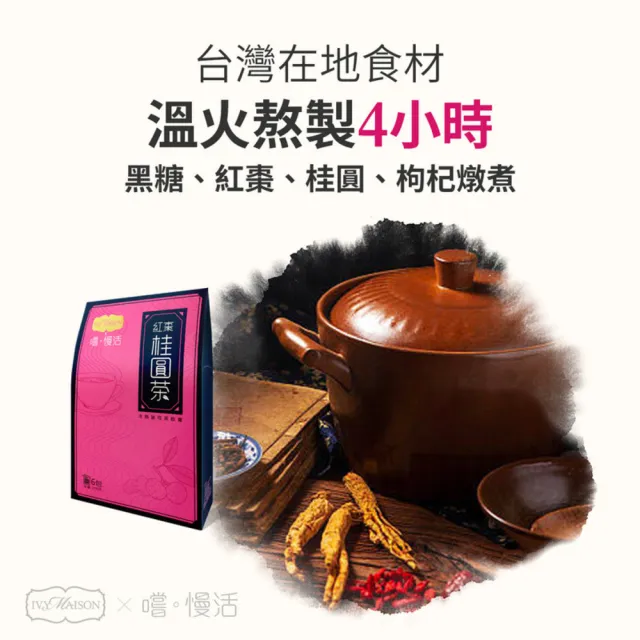 【IvyMaison】紅棗桂圓茶-2盒(暖宮保養/稀釋即飲/溫補/小產月子通用)