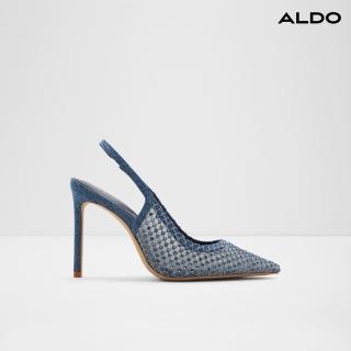 【ALDO】MARCIANA-耀眼水晶尖頭涼跟鞋-女鞋(藍色)