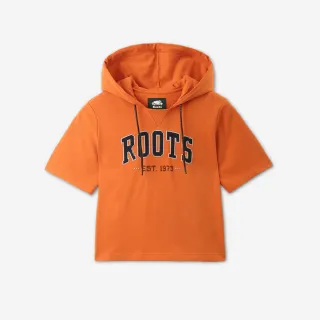【Roots】Roots 女裝- ROOTS PIXEL連帽上衣(焦糖橘)