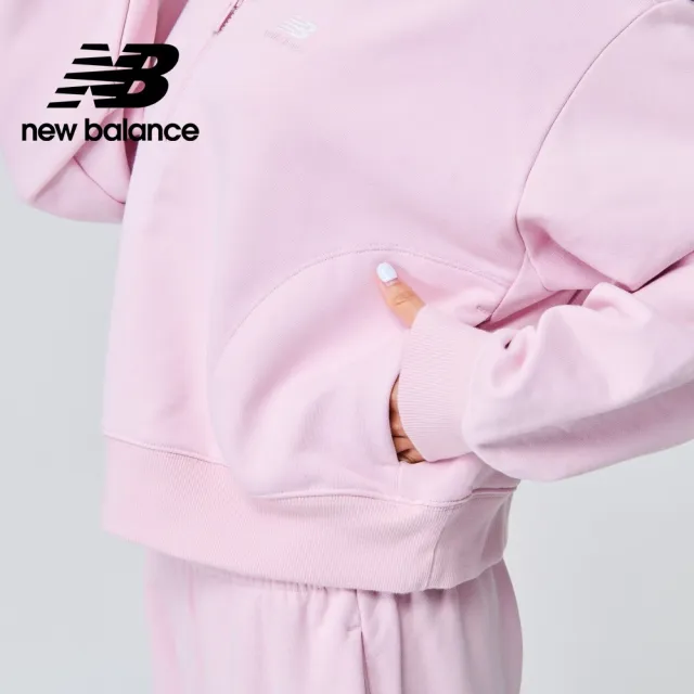 【NEW BALANCE】NB 半開襟上衣_女裝_粉色_AWT31501SOI(亞版 版型正常)