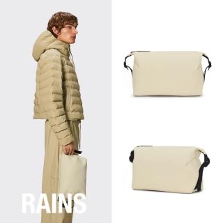 【RAINS官方直營】Hilo Wash Bag 防水Weekend盥洗包(Dune沙丘白)