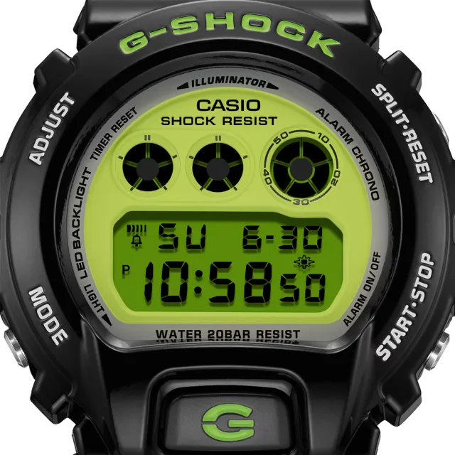 【CASIO 卡西歐】G-SHOCK 經典復刻 鮮豔色彩 電子腕錶 禮物推薦 畢業禮物(DW-6900RCS-1)