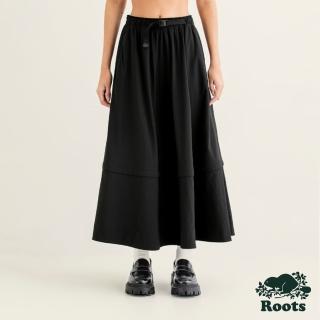 【Roots】Roots 女裝- OUTDOORS兩穿平織裙(黑色)