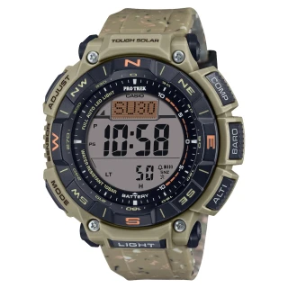 【CASIO 卡西歐】環保材質設計電子錶(PRG-340SC-5)