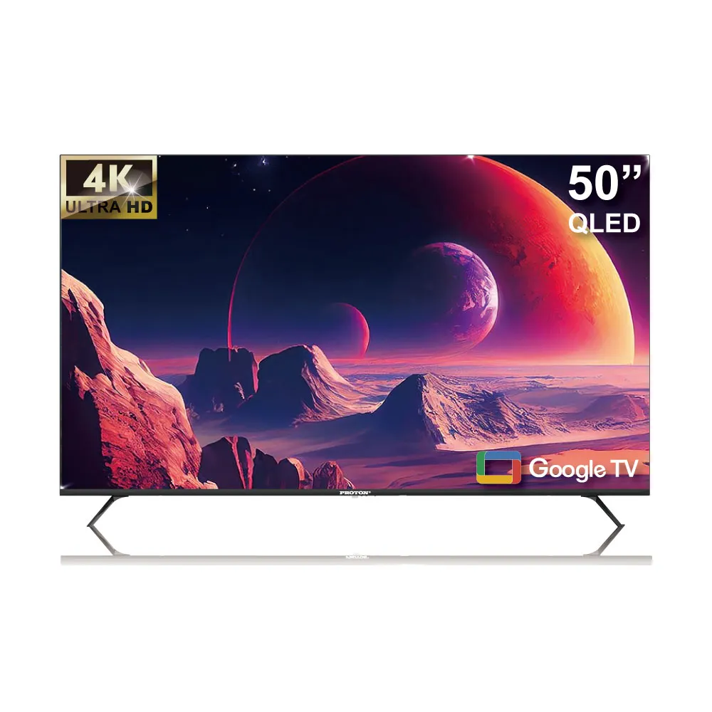 【PROTON 普騰】50型 QLED 量子點聯網液晶顯示器 4K Google TV加碼贈LiTV季卡(PGQ-U50BN6)