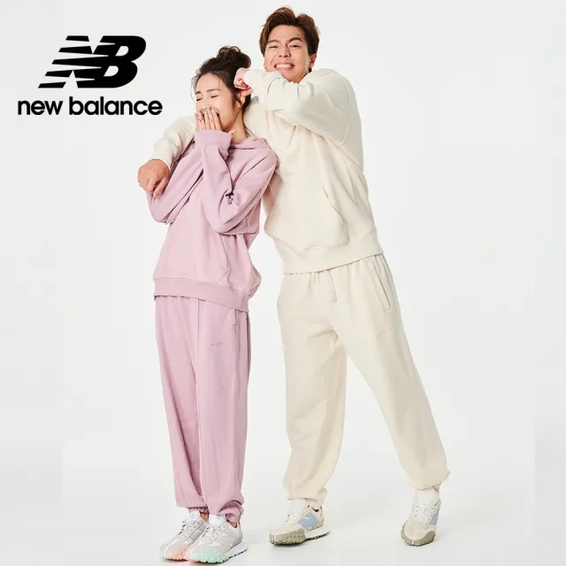 【NEW BALANCE】NB 棉質束口長褲_女裝_雲霧粉_AWP23553VSW