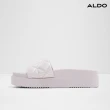 【ALDO】AQUATA-菱格紋厚底涼拖鞋-女鞋(淺紫色)