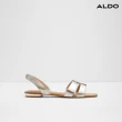 【ALDO】BALERA-簡約舒適一字帶平底涼鞋-女鞋(金色)