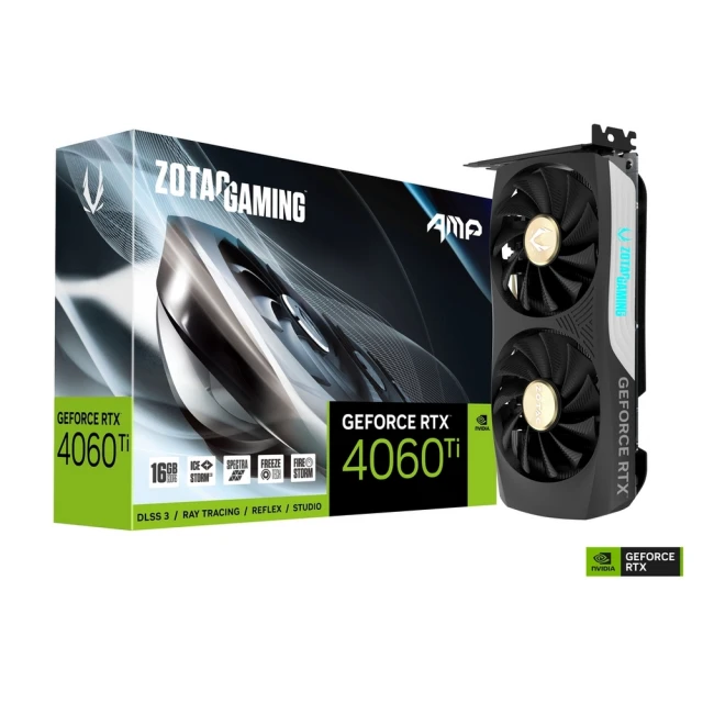 【ZOTAC 索泰】GAMING GEFORCE RTX 4060 Ti 16GB AMP 顯示卡