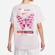 【NIKE 耐吉】DNU AS W NSW TEE OC 2 BF AMD 女款 粉色 蝴蝶 圖案 短袖上衣 FQ8874-019
