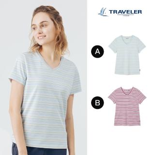 【TRAVELER 旅行者】女款消臭吸排上衣 241TR829(消臭/吸濕排汗)