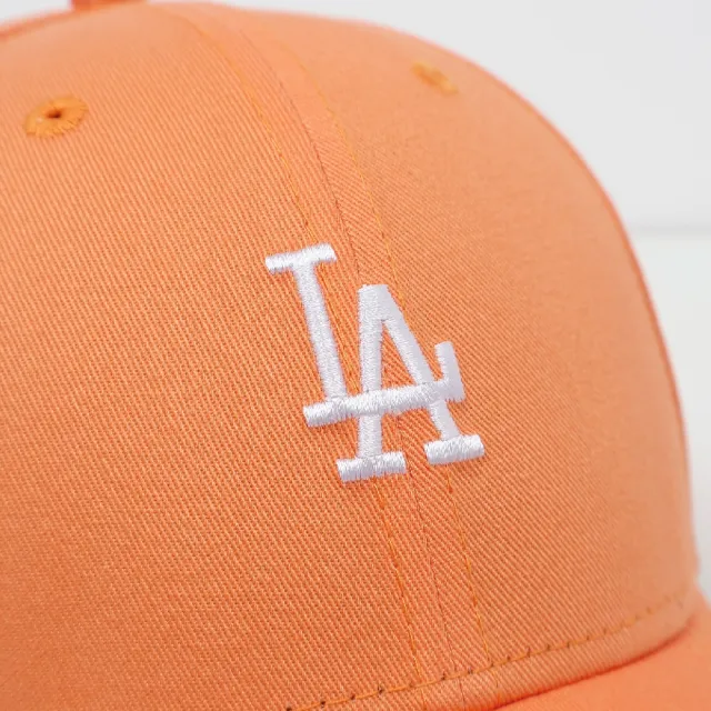 【NEW ERA】棒球帽 Color Era 橘 白 940帽型 可調式帽圍 洛杉磯道奇 LAD 老帽 帽子(NE14148154)