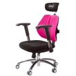【GXG 吉加吉】雙軸枕 雙背工學椅 2D滑面金屬手/鋁合金腳座(TW-2606 LUA6)