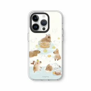 【RHINOSHIELD 犀牛盾】iPhone 12/12 Pro/12 Pro Max/Clear透明防摔手機殼/涼丰系列-水豚君(涼丰)