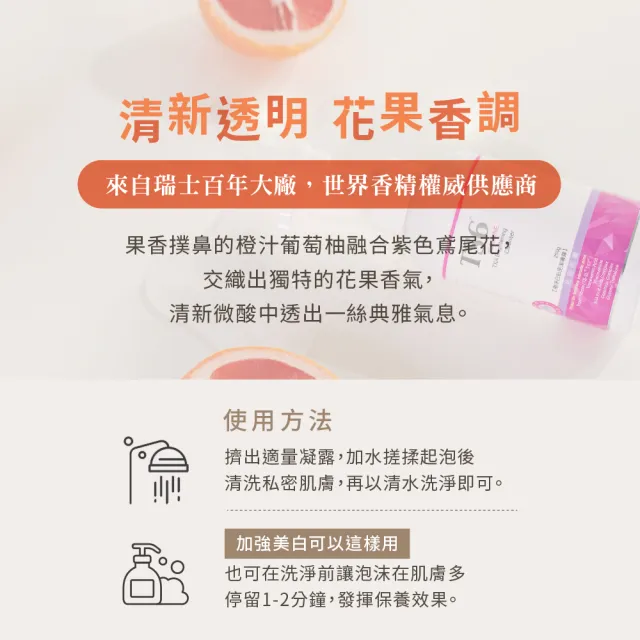 【TS6護一生】極淨白私密潔膚露250g(私密美白 私密清潔)