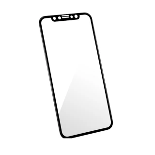 【General】iPhone 11 Pro 保護貼 i11 Pro 5.8吋 玻璃貼 3D曲面不碎邊滿版鋼化螢幕保護膜(極簡黑)