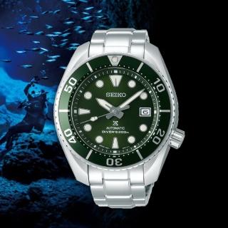 【SEIKO 精工】PROSPEX系列相撲廣告款潛水機械錶(綠 6R35-00A0G SPB103J1) 七夕 送禮自用