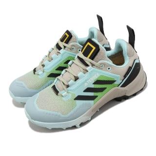 【adidas 愛迪達】越野跑鞋 Terrex Swift R3 GTX W x NA 女鞋 藍 聯名 防水 馬牌輪胎底(IF7919)