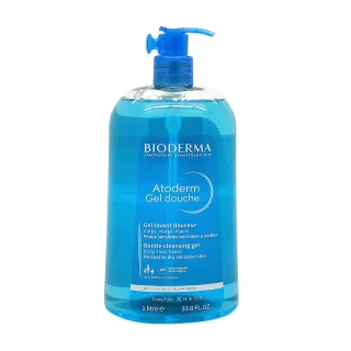 【BIODERMA】Atoderm 超溫和沐浴露-藍瓶 1000ml(國際航空版)