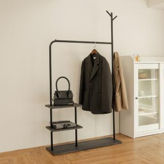 【ikloo 宜酷屋】鐵藝小樹多功能衣帽架 掛衣架