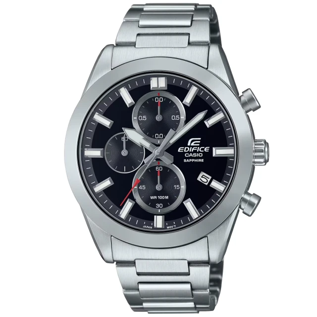 【CASIO 卡西歐】EDIFICE 經典計時運動腕錶 禮物推薦 畢業禮物(EFB-710D-1AV)