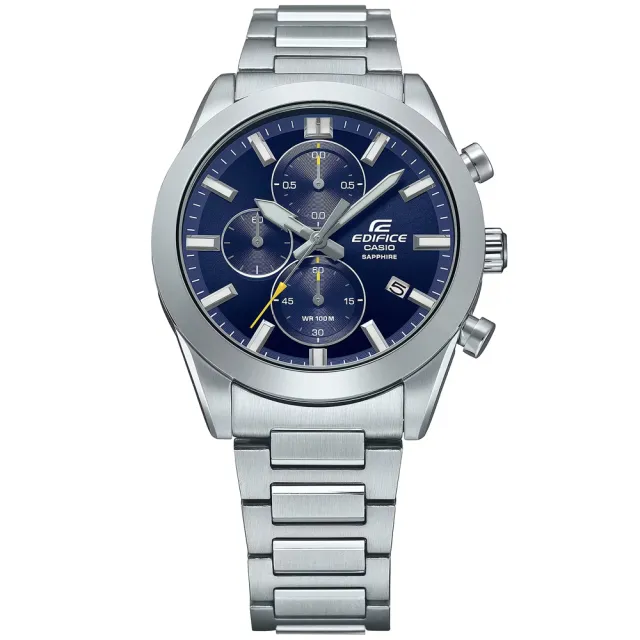 【CASIO 卡西歐】EDIFICE 經典計時運動腕錶 禮物推薦 畢業禮物(EFB-710D-2AV)