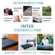 【INTEX】超值組合·經典雙人充氣床+打氣機 新款雙面充氣床墊(露營睡墊 充氣床墊 露營床 平行輸入)