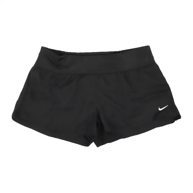 【NIKE 耐吉】短褲 Essential Swim Board 女款 黑 白 速乾 三角內裡 防曝光 褲子(NESS9200-001)